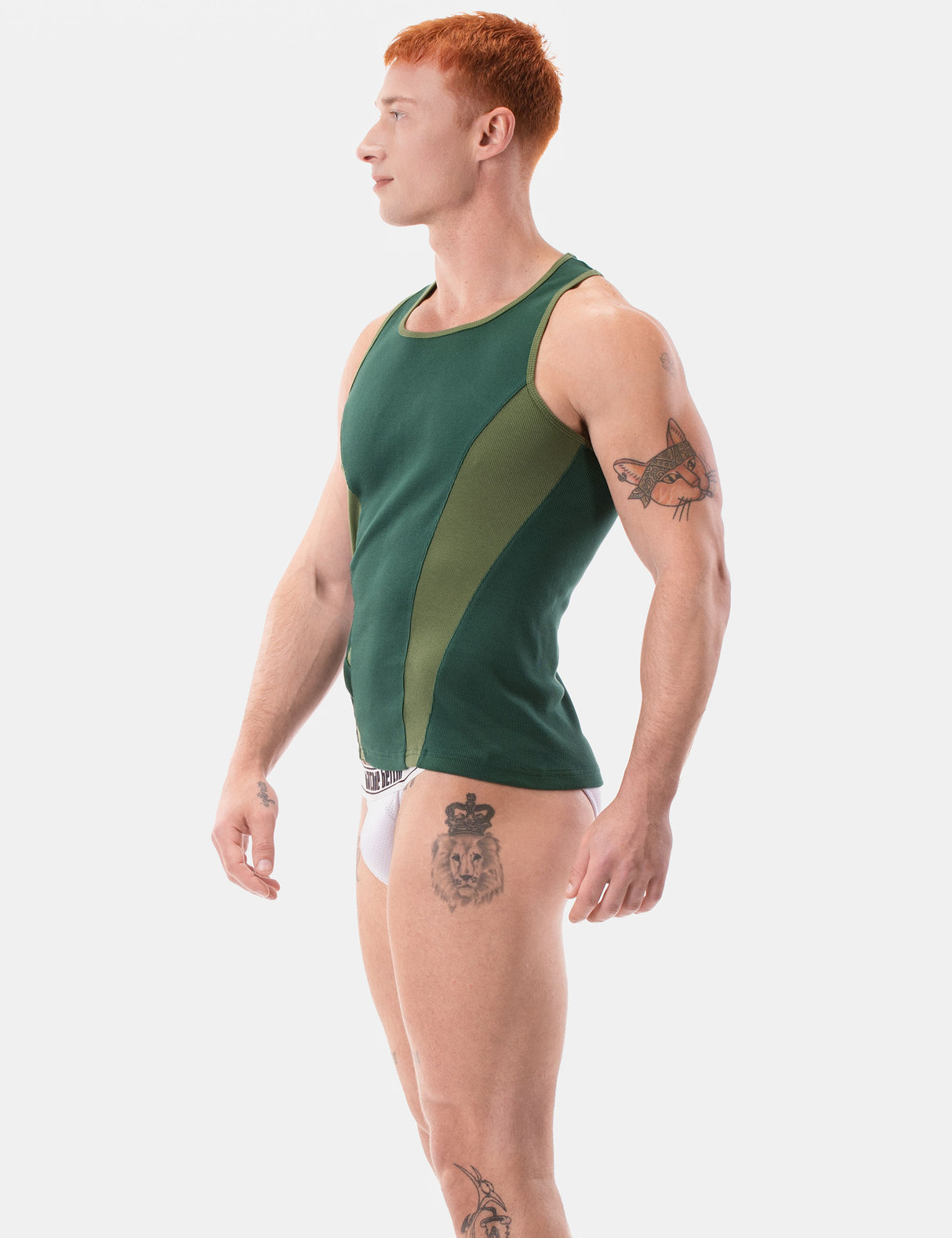 Barcode Berlin Tank Top Dervi Green Olive