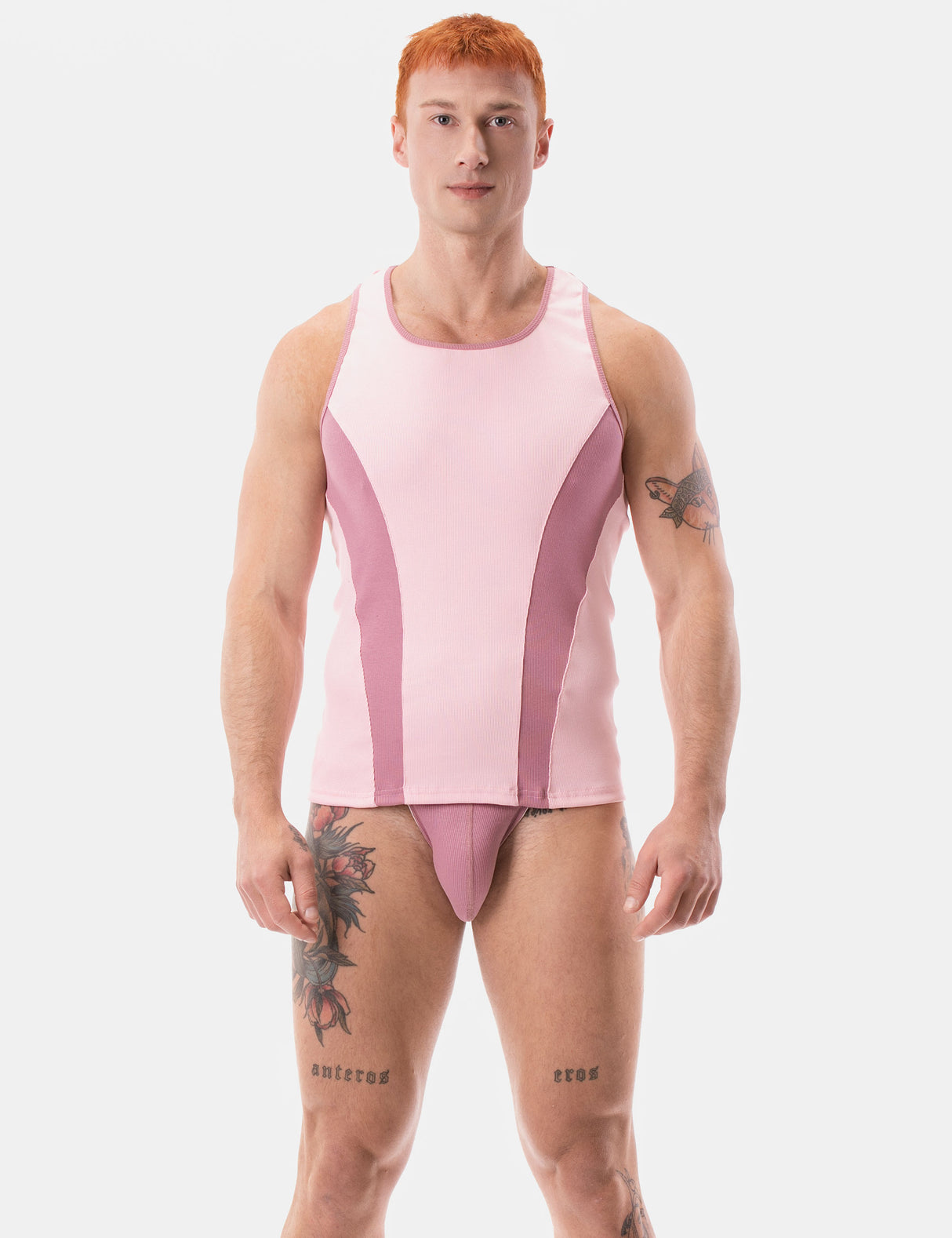 Barcode Berlin Tank Top Dervi Rose Brownish Purple