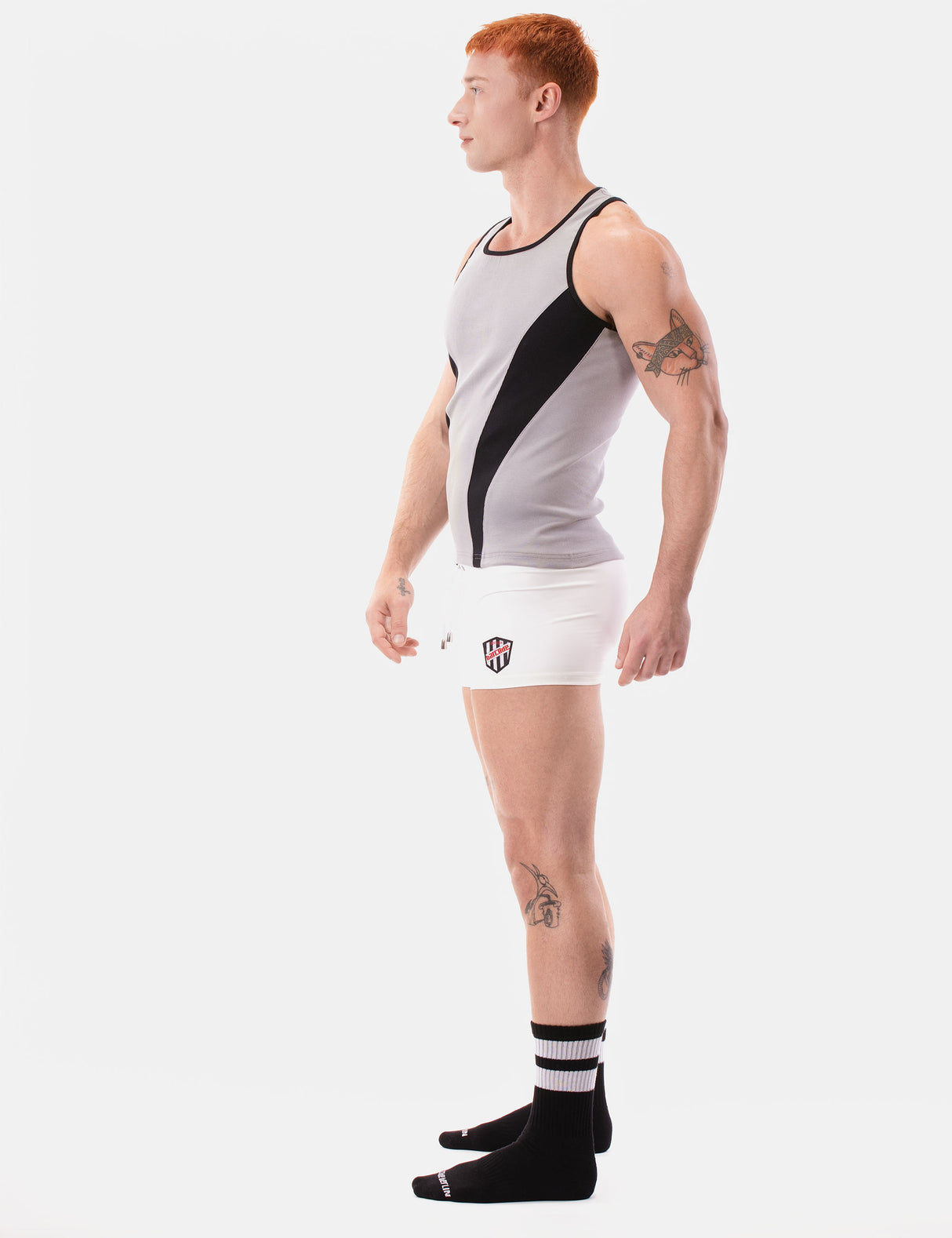 Barcode Berlin Tank Top Dervi Grey Black