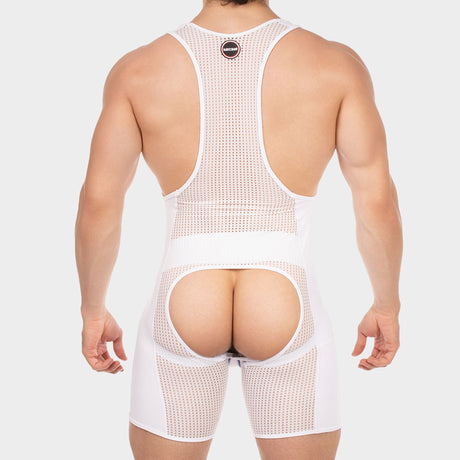 Barcode Berlin Chaps Singlet Krish White Royal