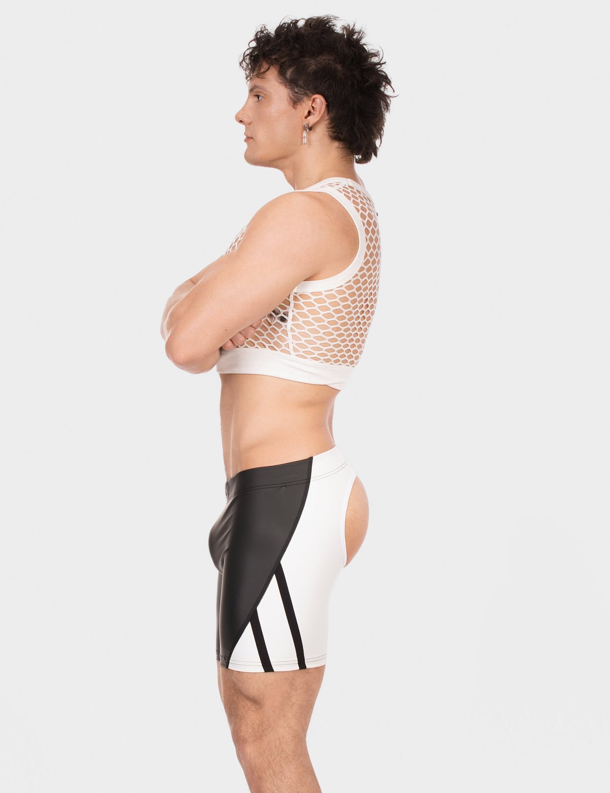 Barcode Berlin Short Vess White Black