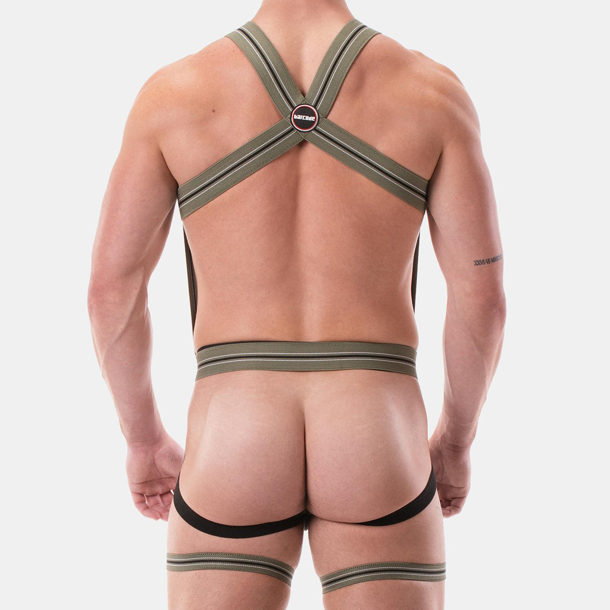 Barcode Berlin Harness Jaro Army White Black