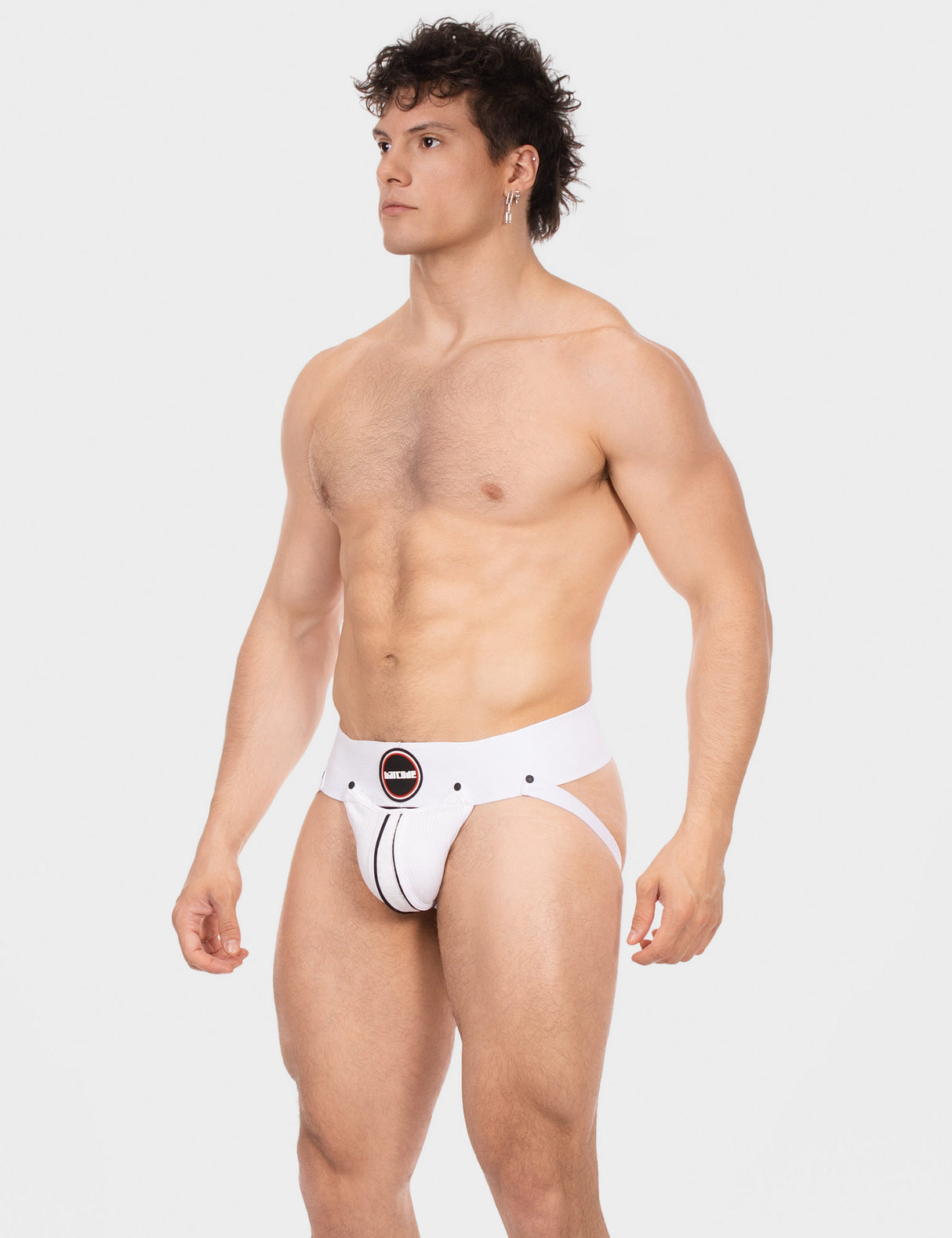 Barcode Berlin Jockstrap Rokk White Black