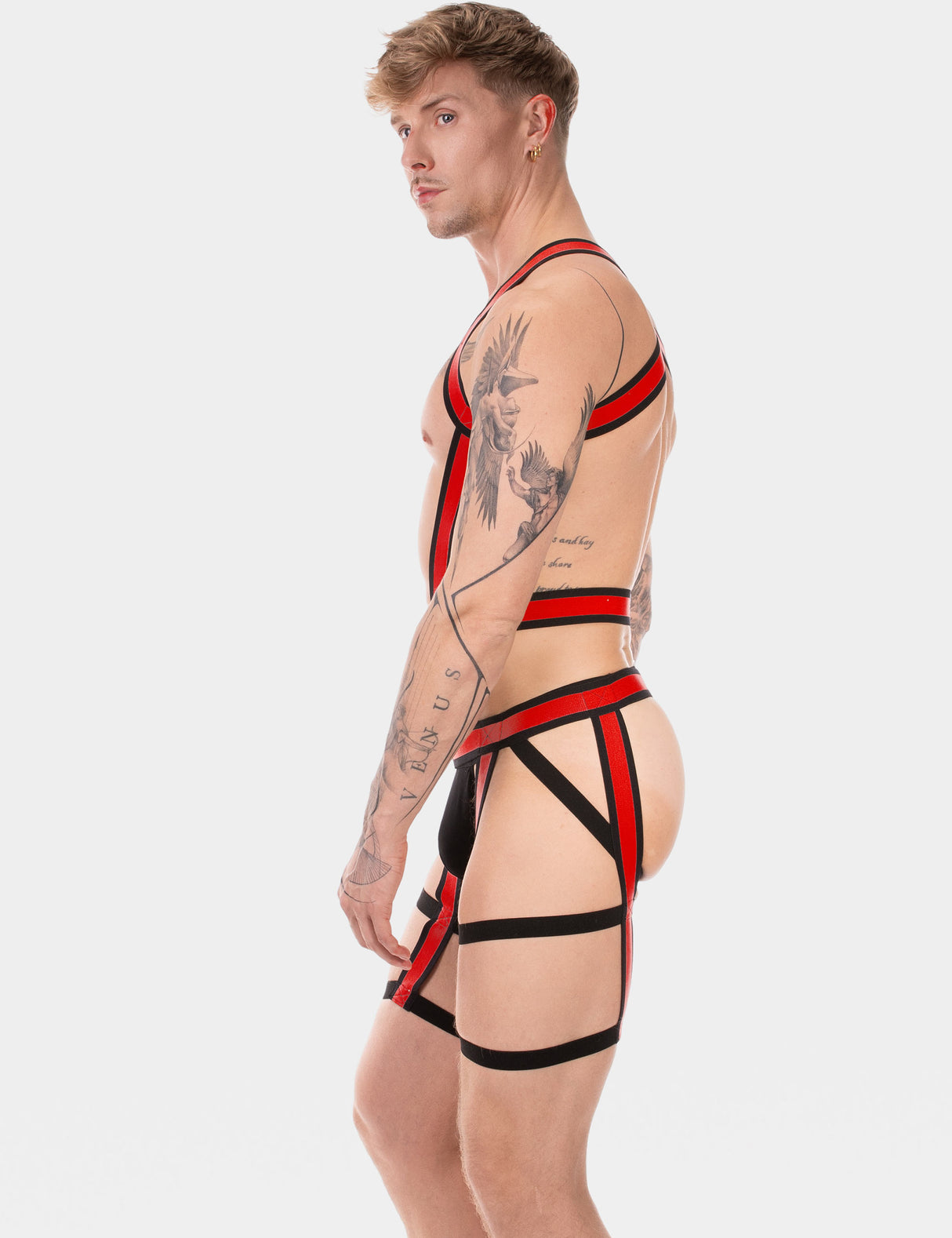 Barcode Berlin Harness Duo Javed Red Black