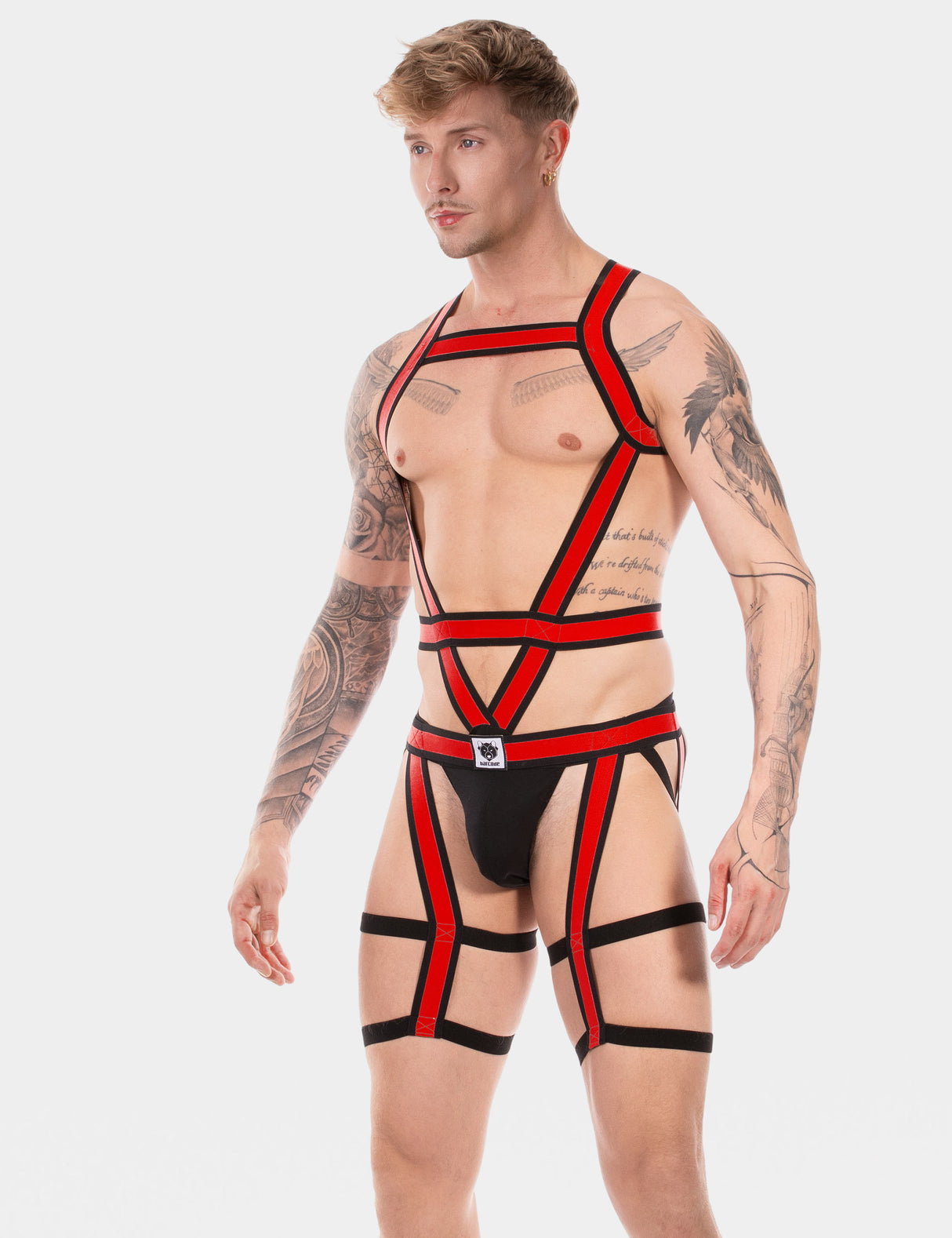 Barcode Berlin Harness Duo Javed Red Black