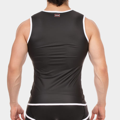 Barcode Berlin Vest Robin Black White