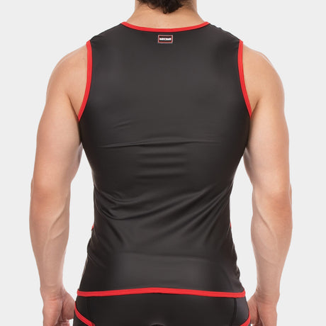 Barcode Berlin Vest Robin Black Red