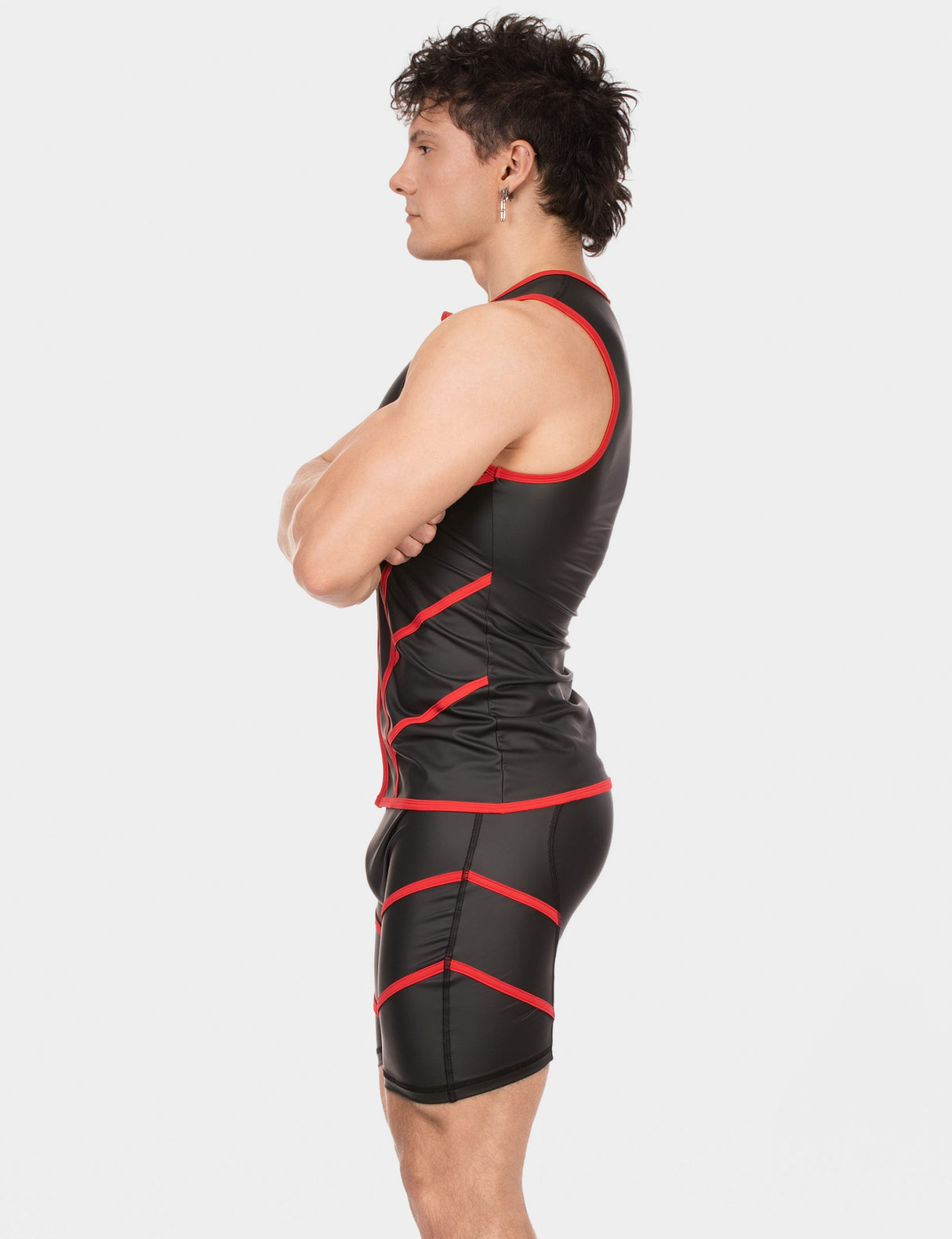 Barcode Berlin Vest Robin Black Red