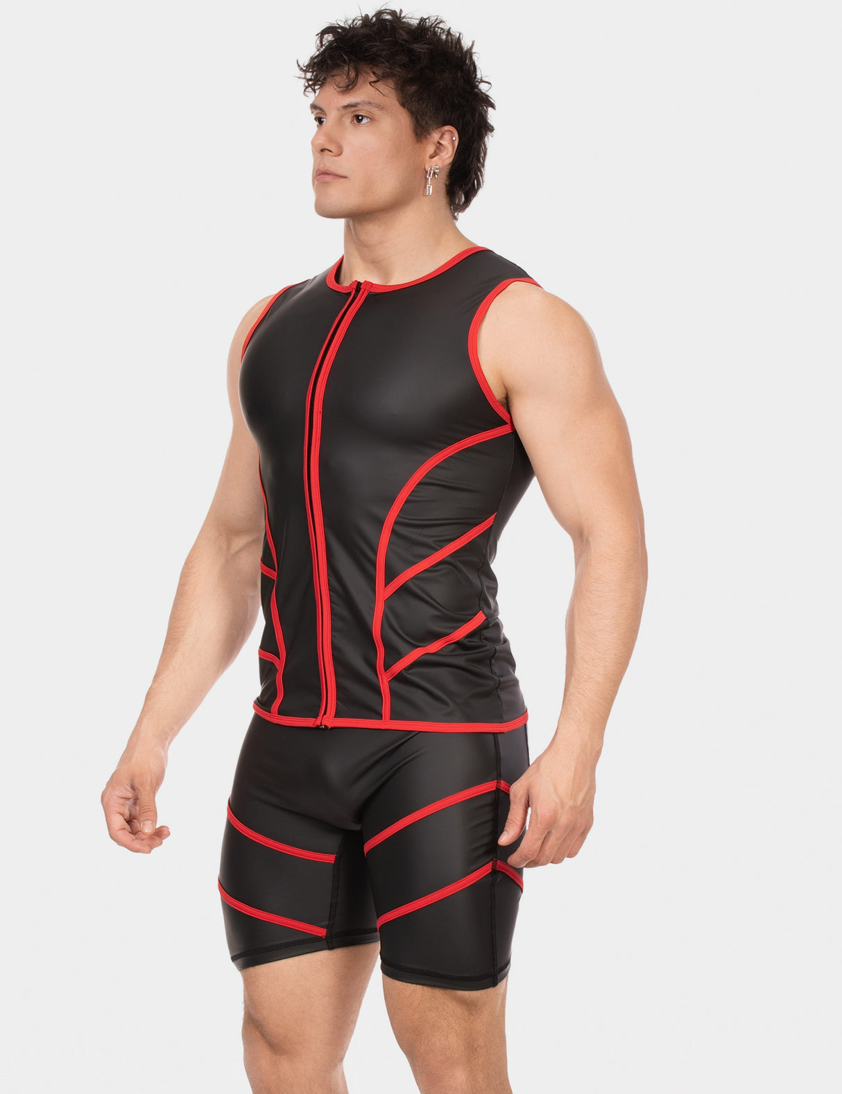 Barcode Berlin Vest Robin Black Red