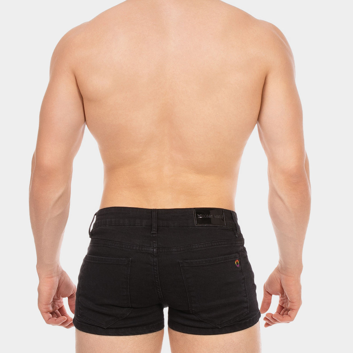 Barcode Berlin 5 Pocket Denim Short Tyler Black