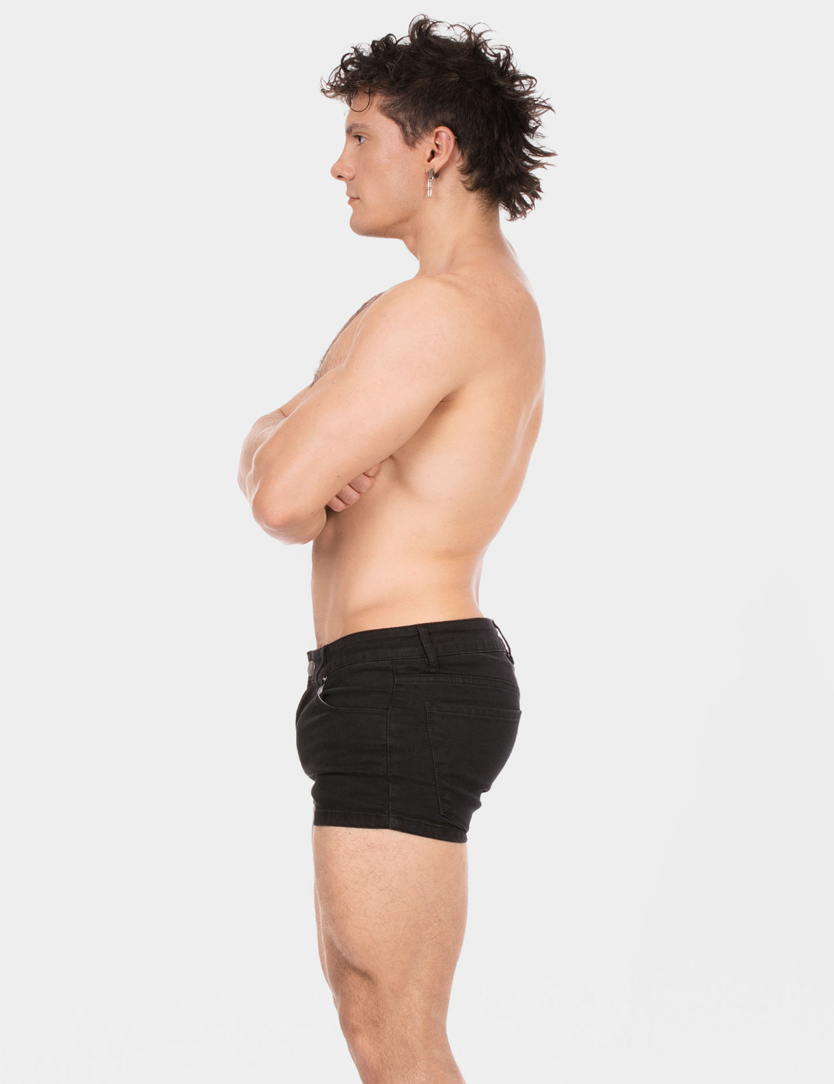 Barcode Berlin 5 Pocket Denim Short Tyler Black