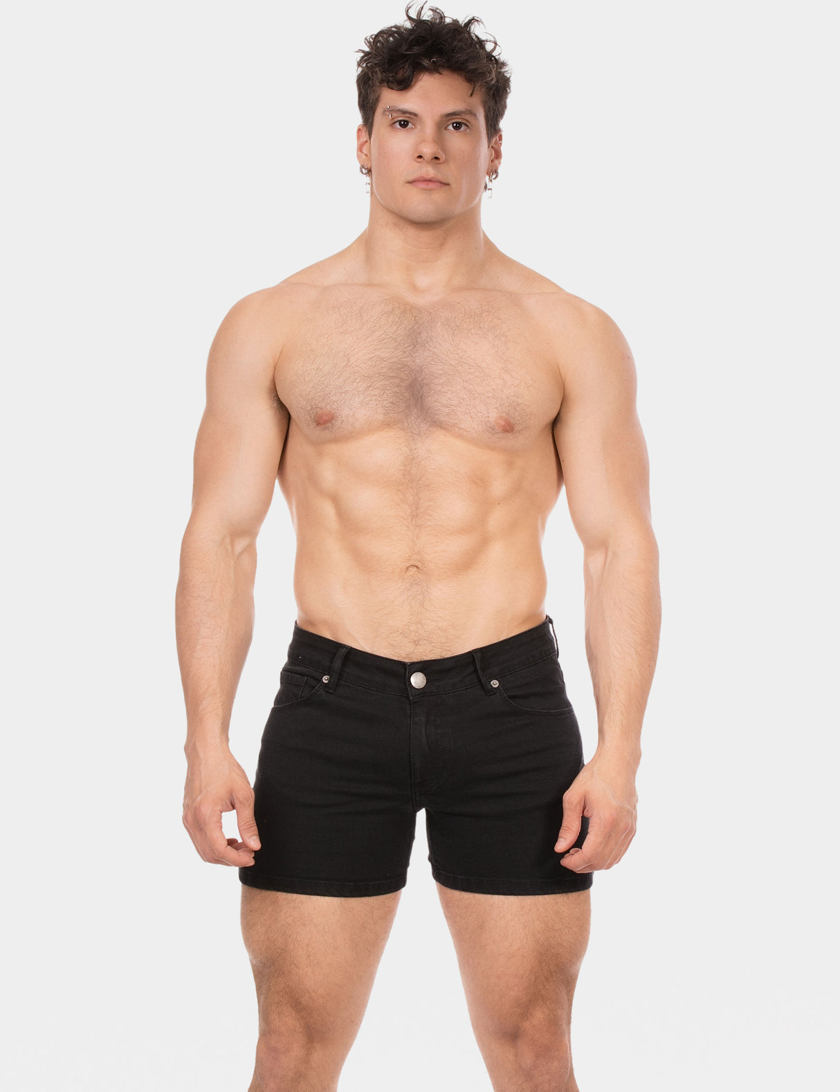 Barcode Berlin 5 Pocket Denim Short Jack Black