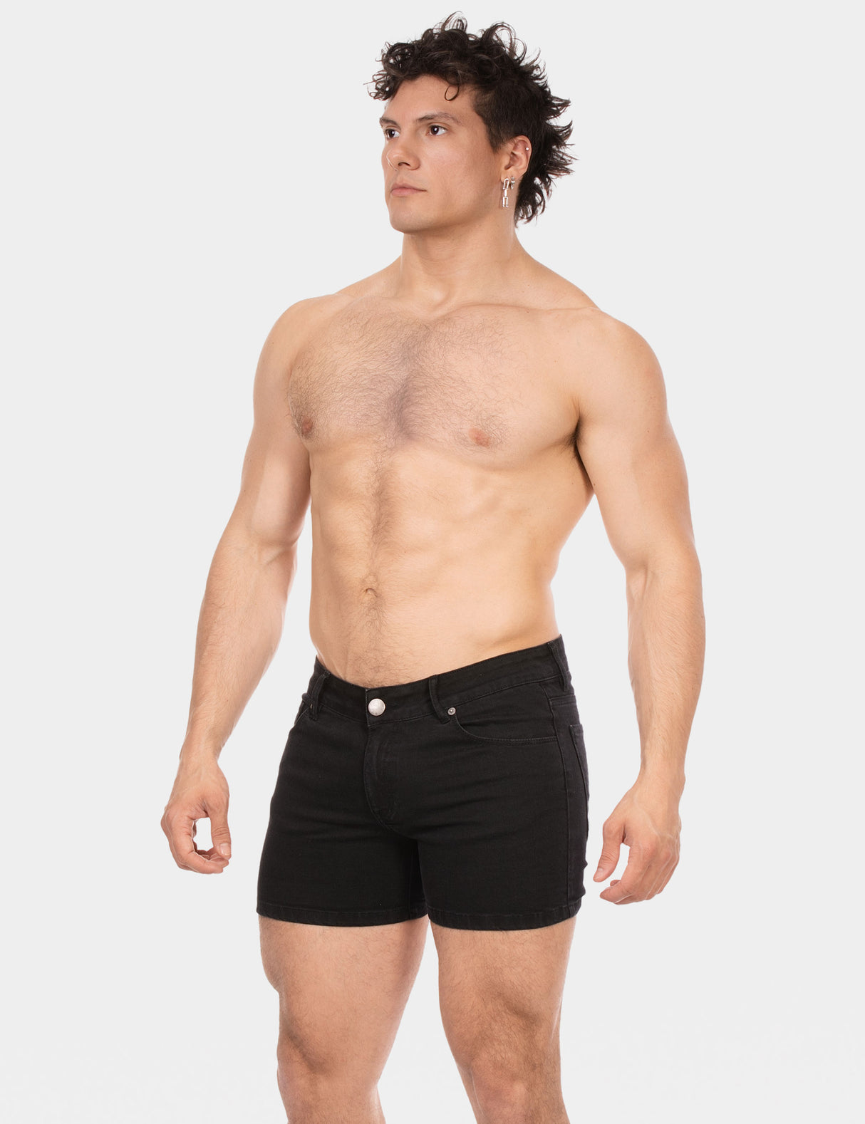 Barcode Berlin 5 Pocket Denim Short Jack Black