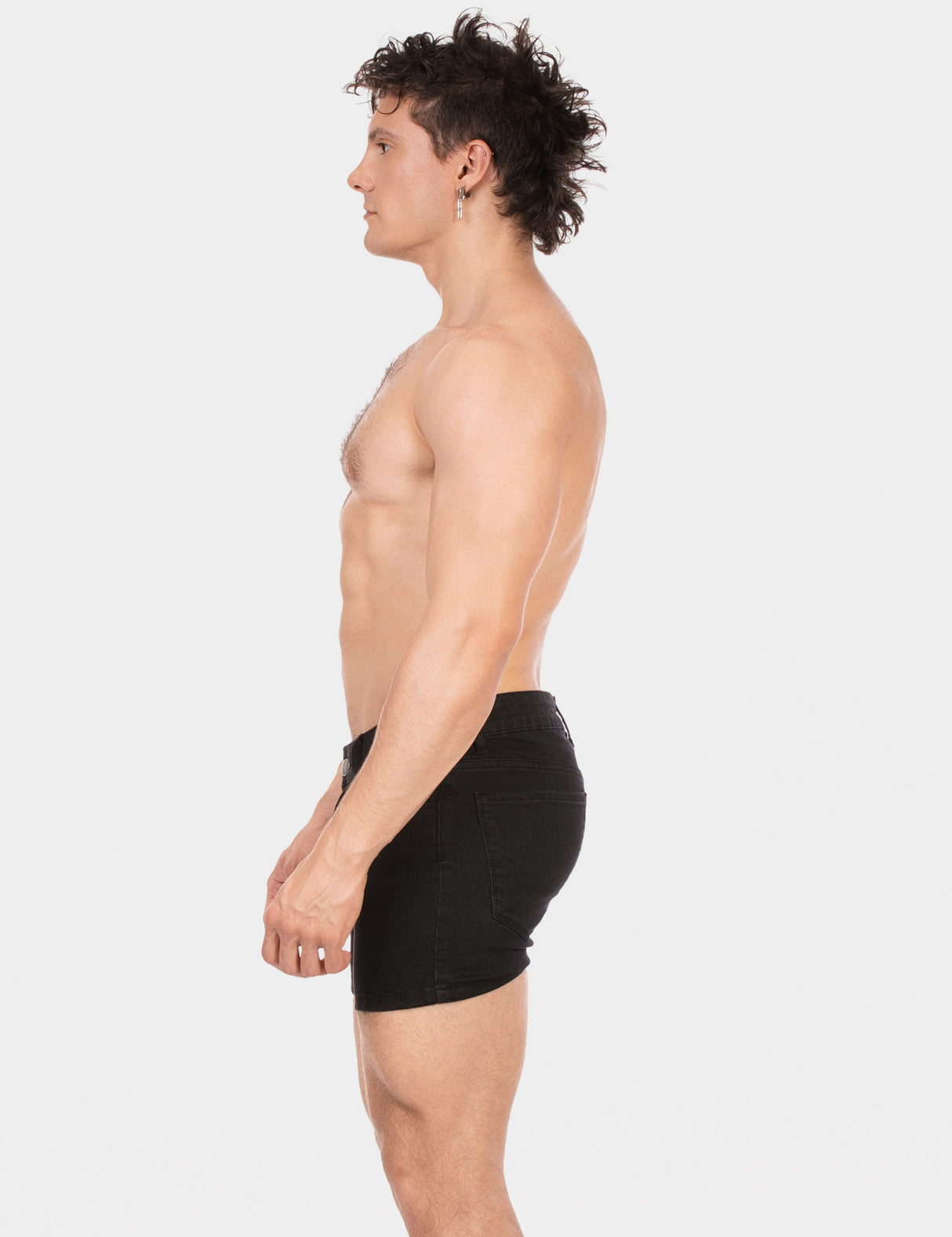 Barcode Berlin 5 Pocket Denim Short Jack Black