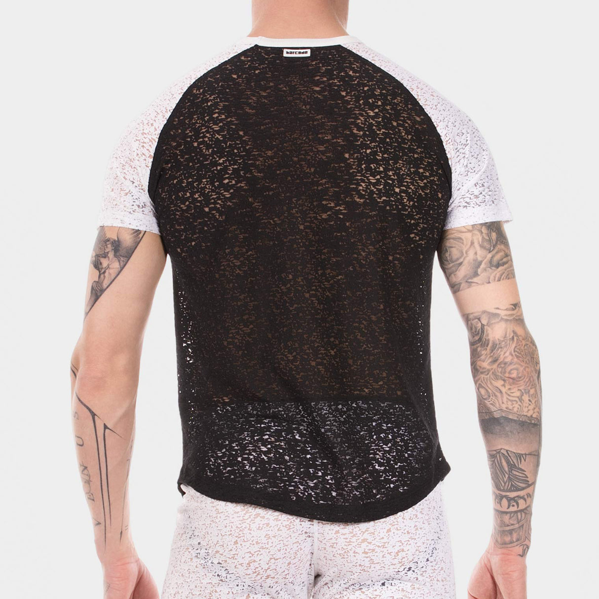 Barcode Berlin T Shirt Micah Black White