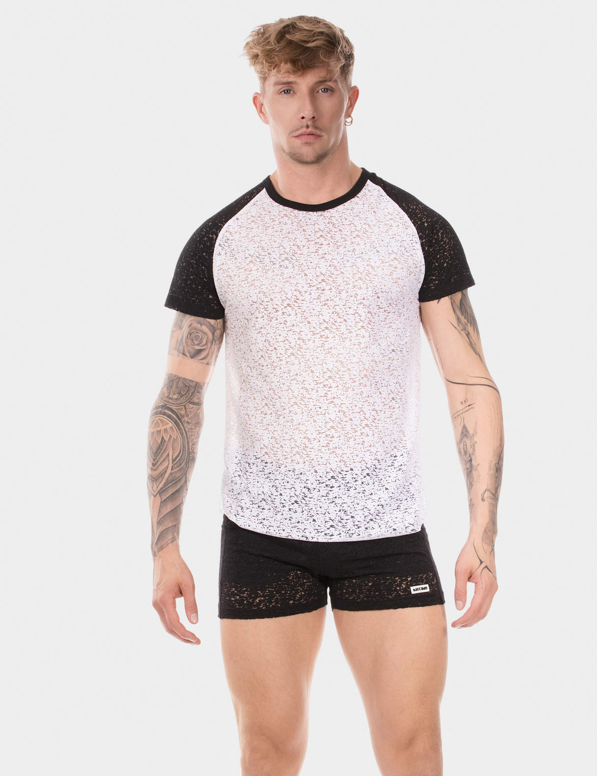 Barcode Berlin T Shirt Micah White Black