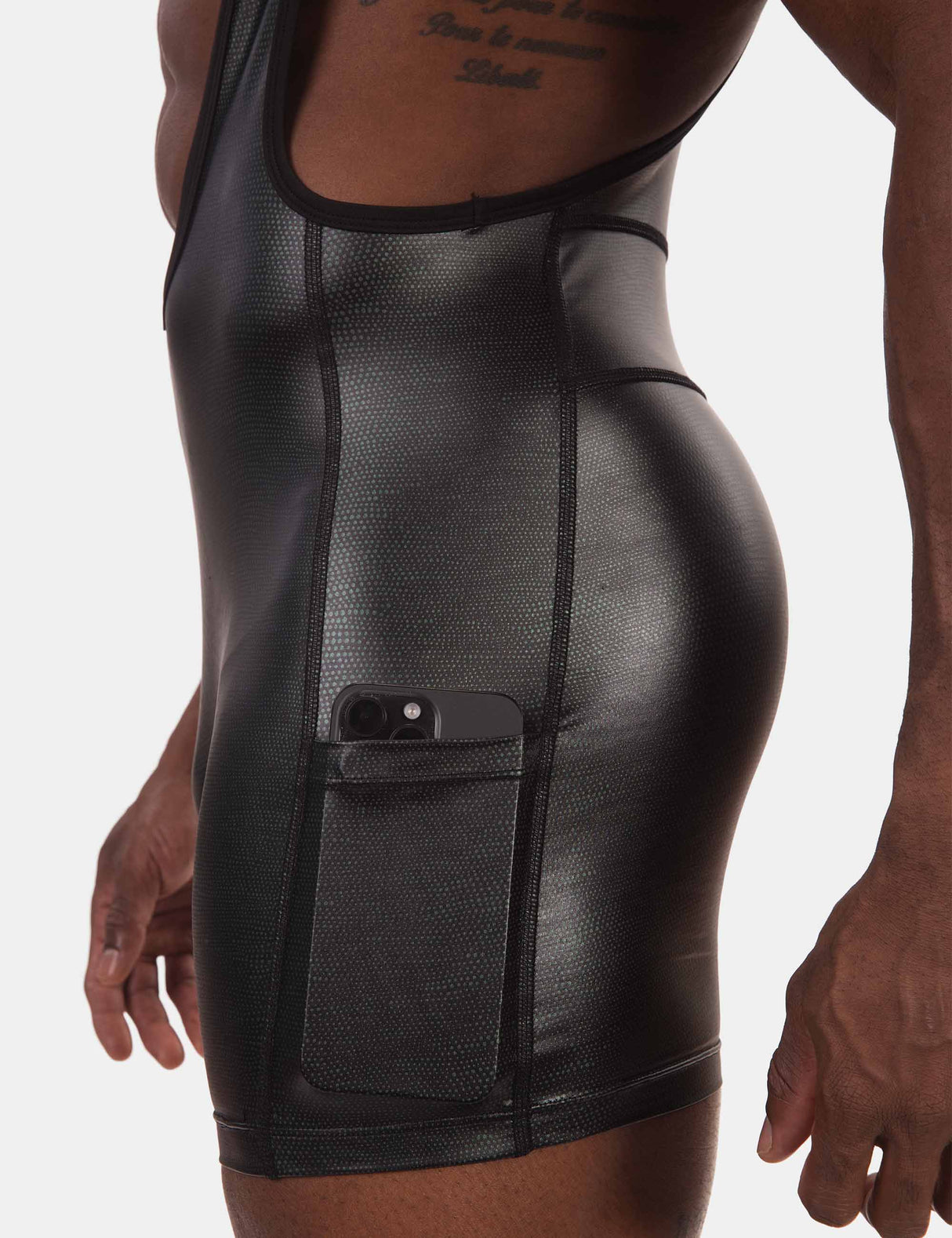 Barcode Berlin Singlet Bazo Army Black