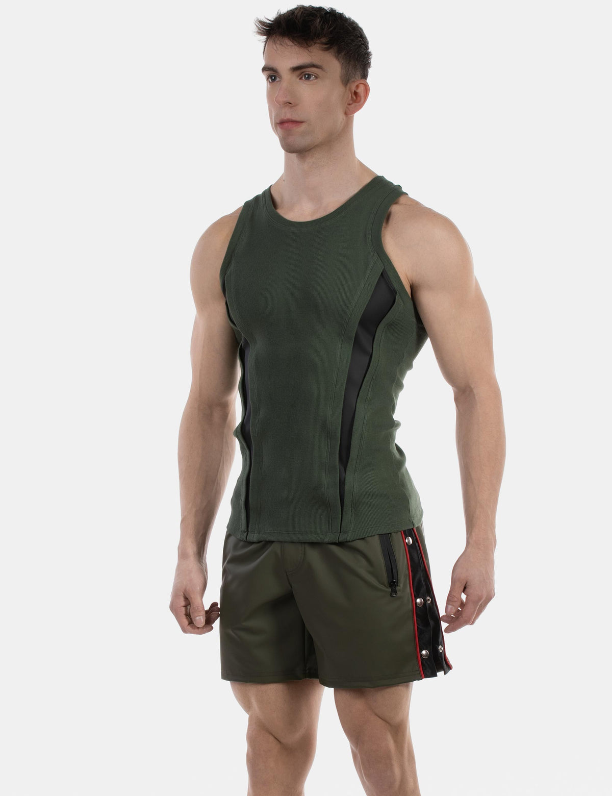 Barcode Berlin Tank Top Wifi Green Black