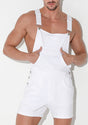Code 22 Stretch Overalls White
