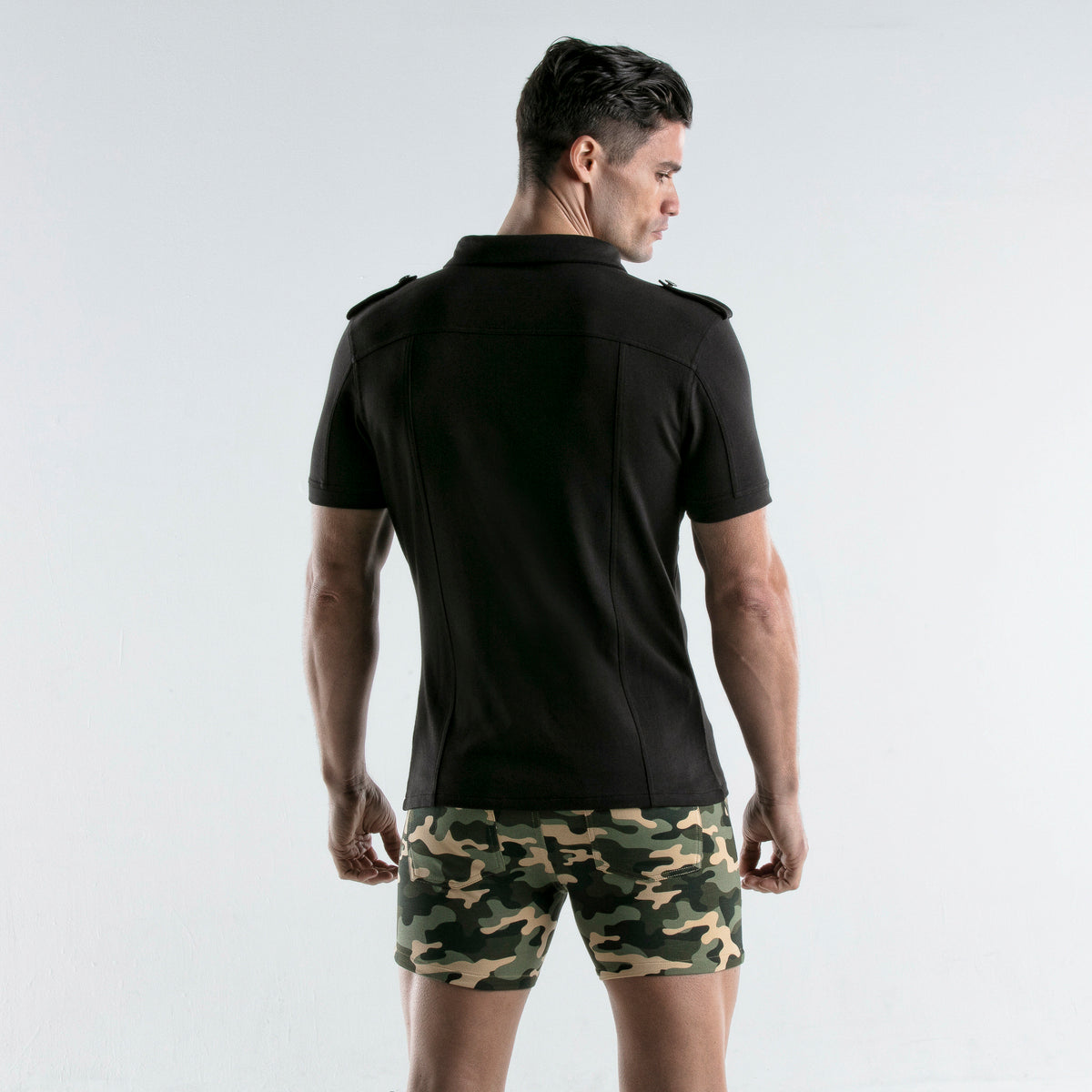 Code 22 Stretch Shirt Black