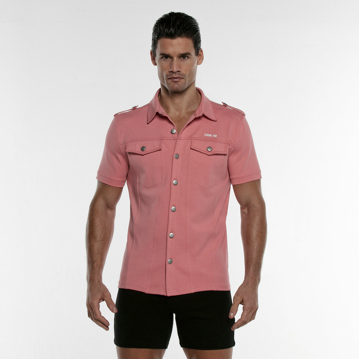 Code 22 Stretch Shirt Pink