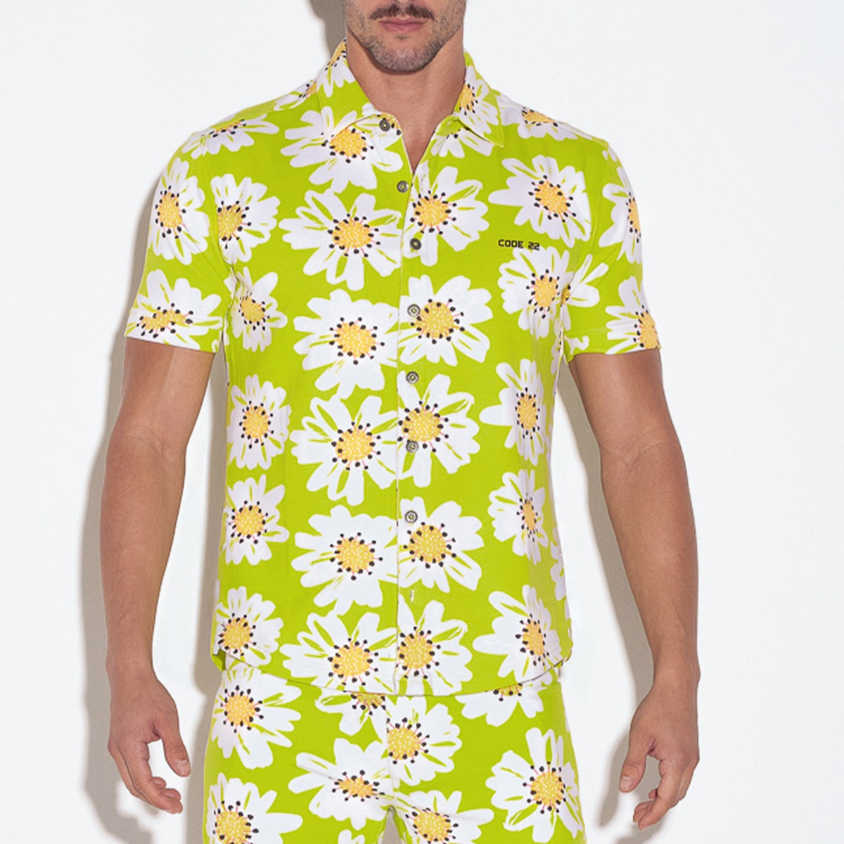 Code 22 Slim Fit Shirt Lime