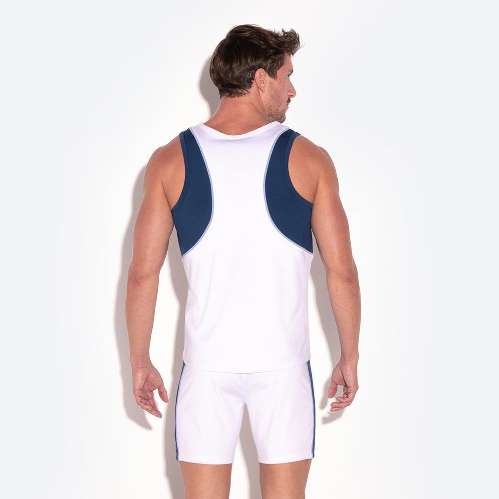 Code 22 Flux Tank Top White