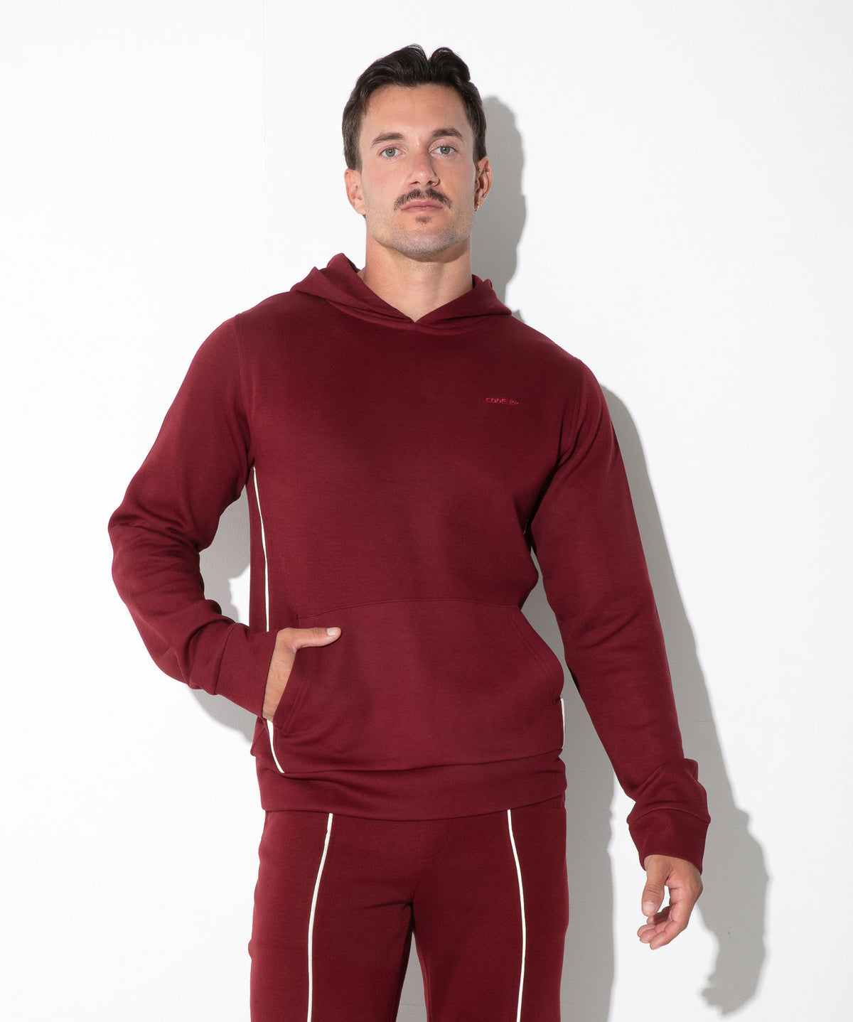 Code 22 Lounge Hoodie Maroon
