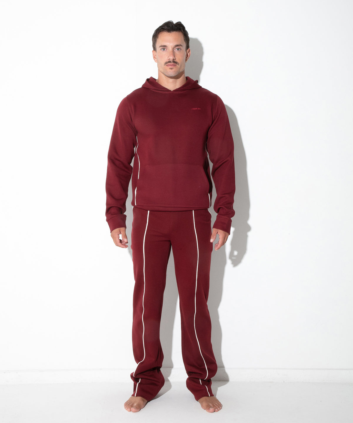 Code 22 Lounge Hoodie Maroon
