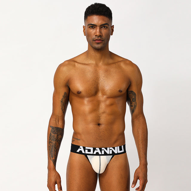 ADANNU Houston Jockstrap White