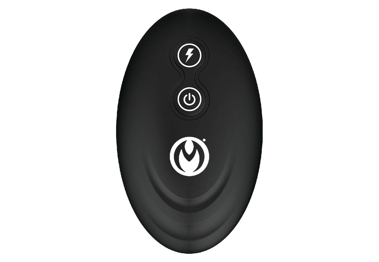 Master Series Double Pounder Silicone Vibrating Dildo Thruster 9.7 Inch