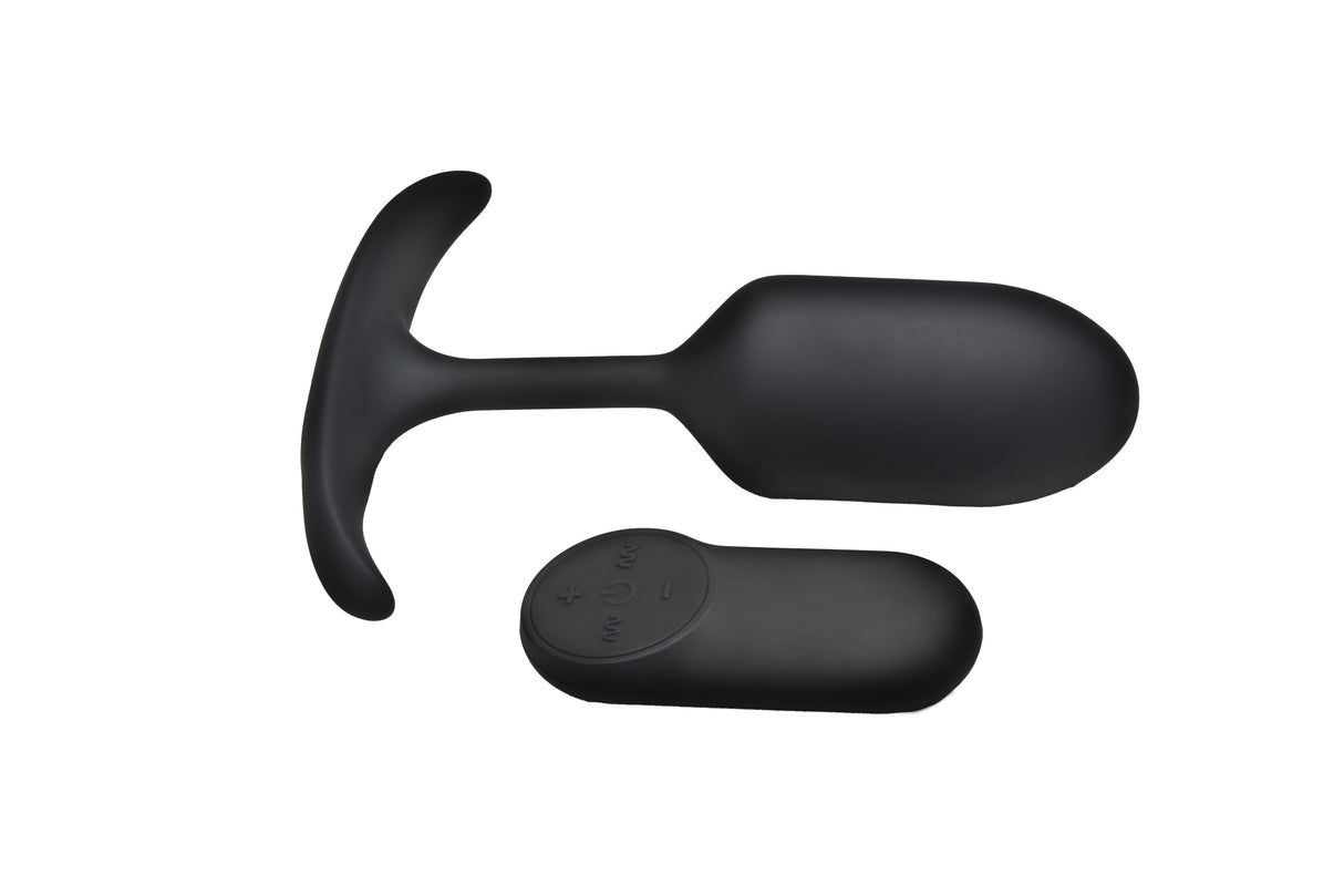 Heavy Hitters Vibrating Weighted Silicone Anal Plug Medium