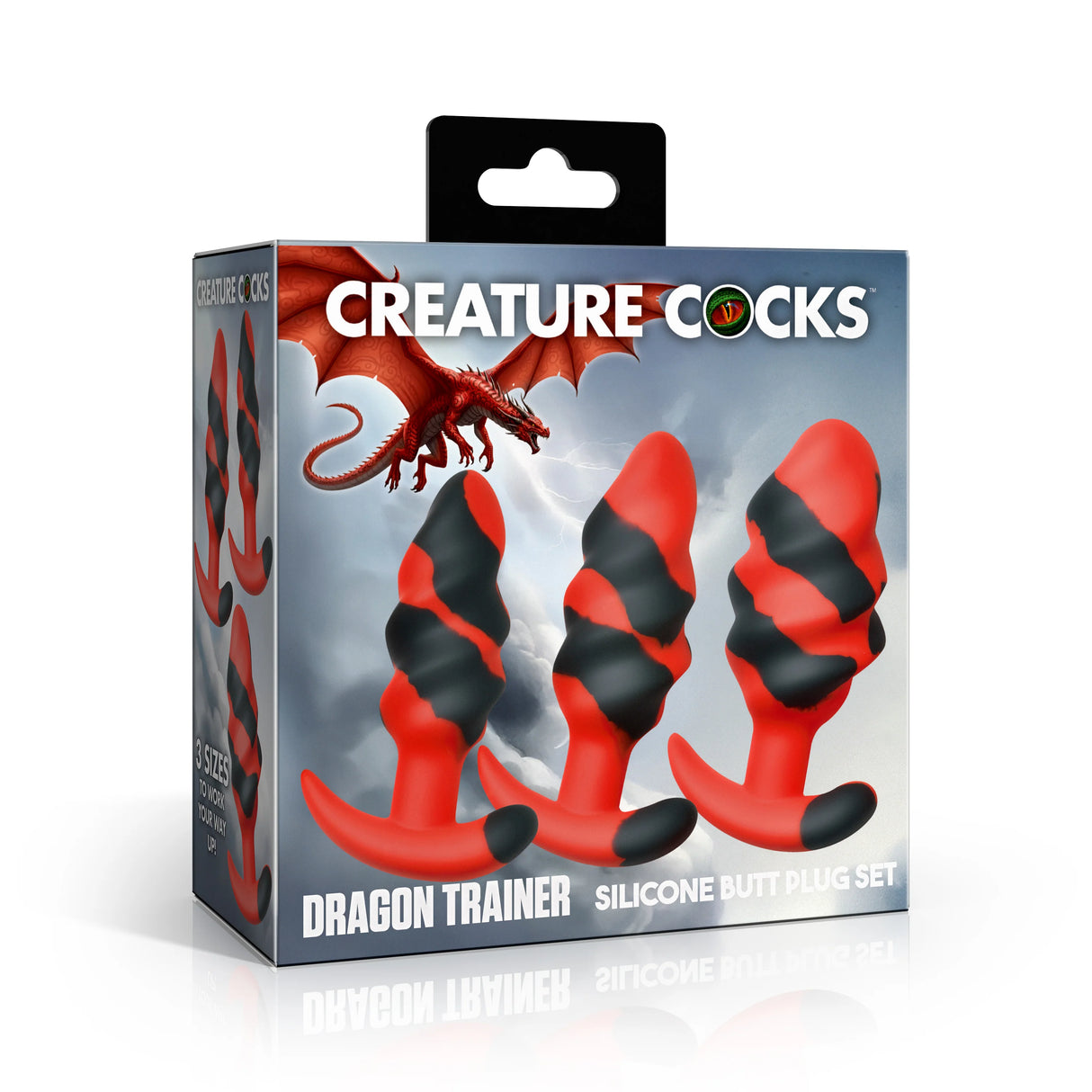 Creature Cocks Dragon Trainer Silicone Butt Plug Set