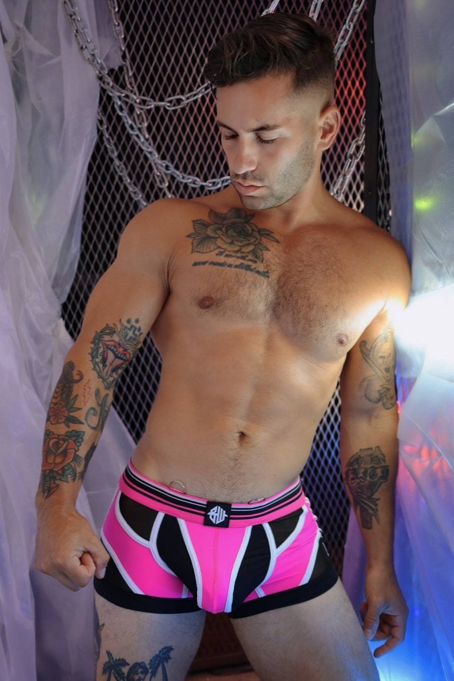 Breedwell Circuit Breaker Boxer Brief Neon Pink