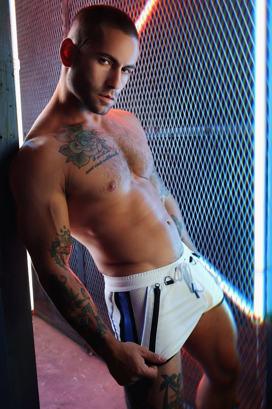 Breedwell Gymnetixxx Shorts White