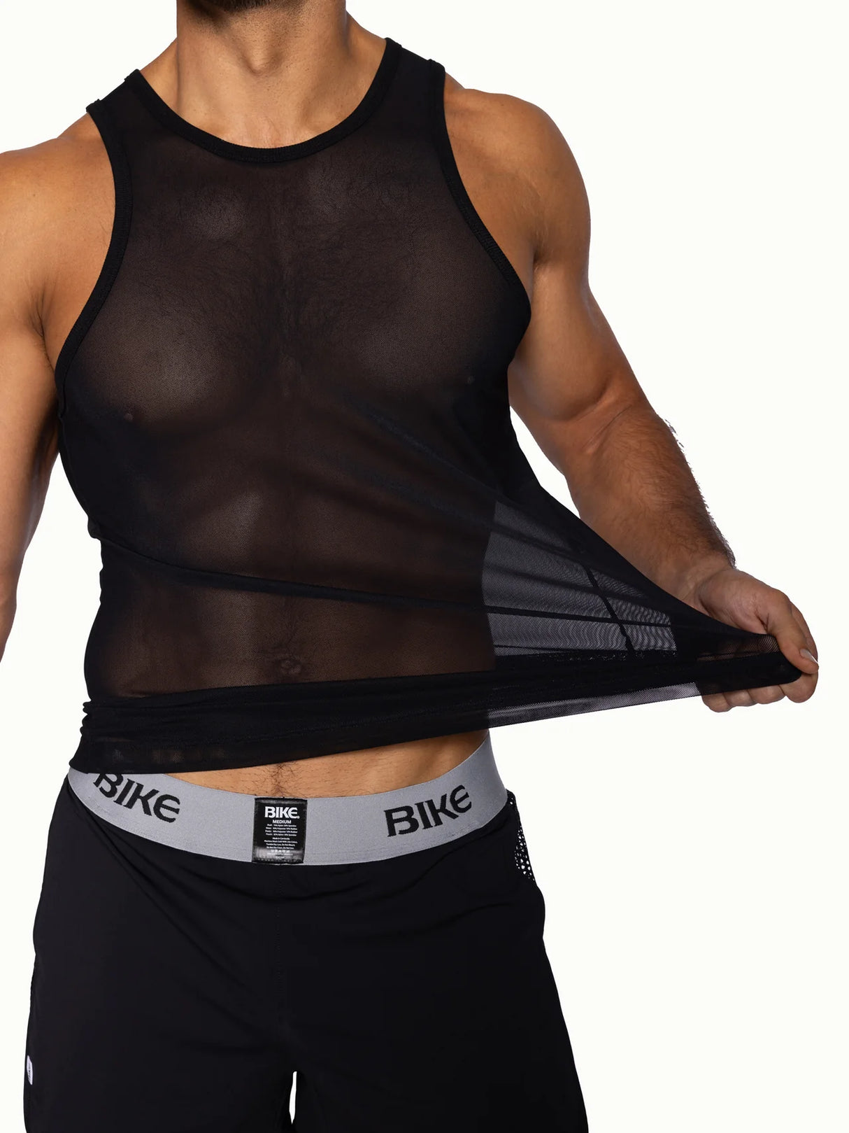BIKE Mesh Tank Top Black