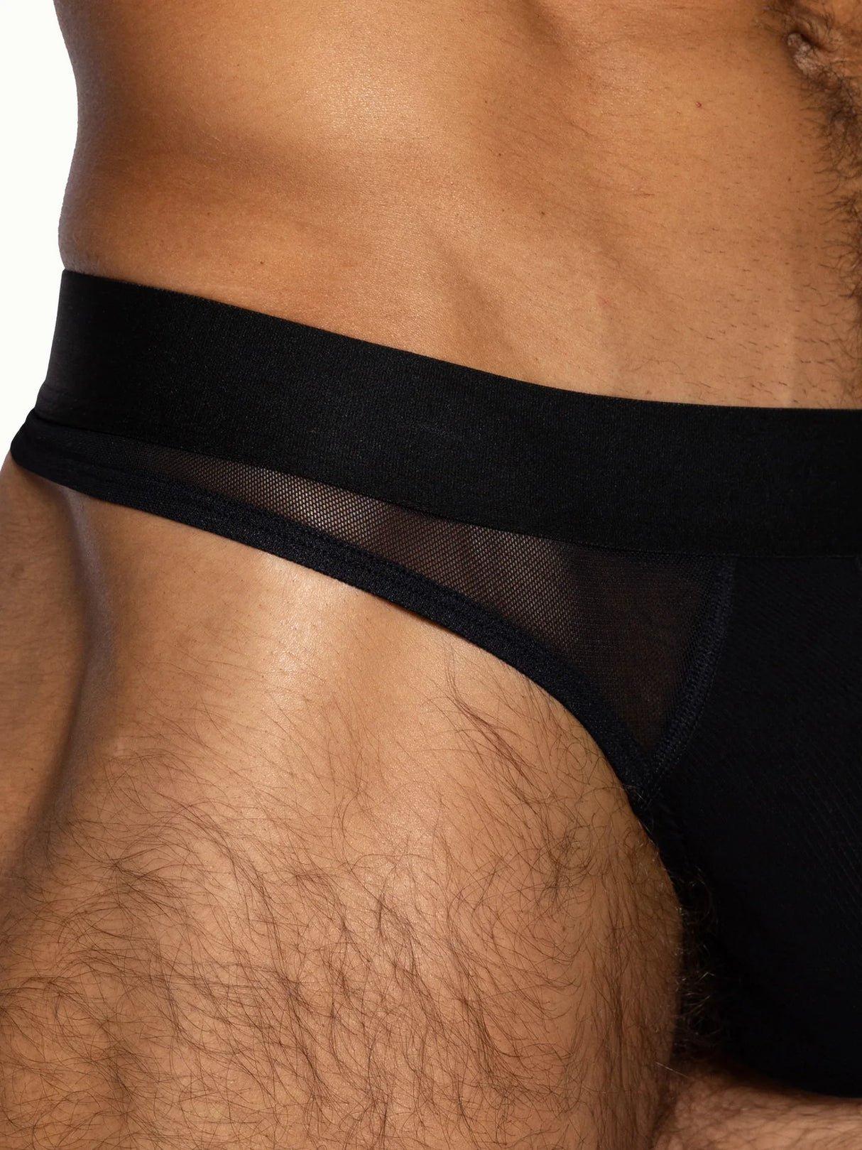 BIKE Sexy Rib Thong Black