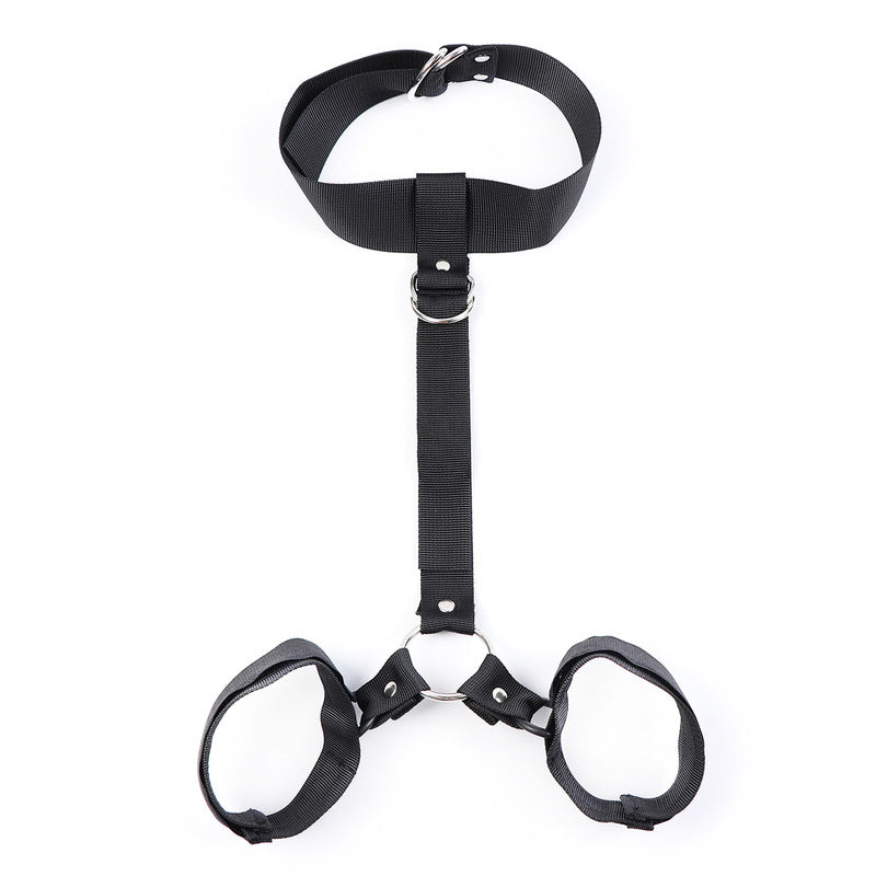 BASIXXX Bound Nylon Neck to Wrist Restraints