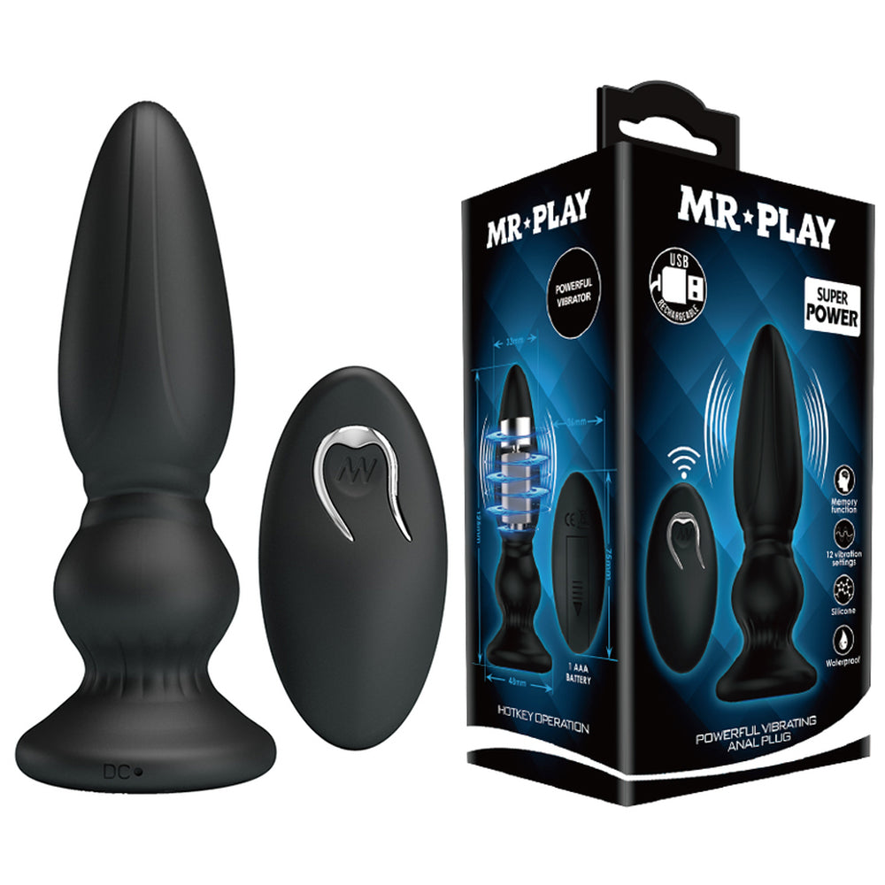 Mr Play Wireless Vibrating Anal Plug