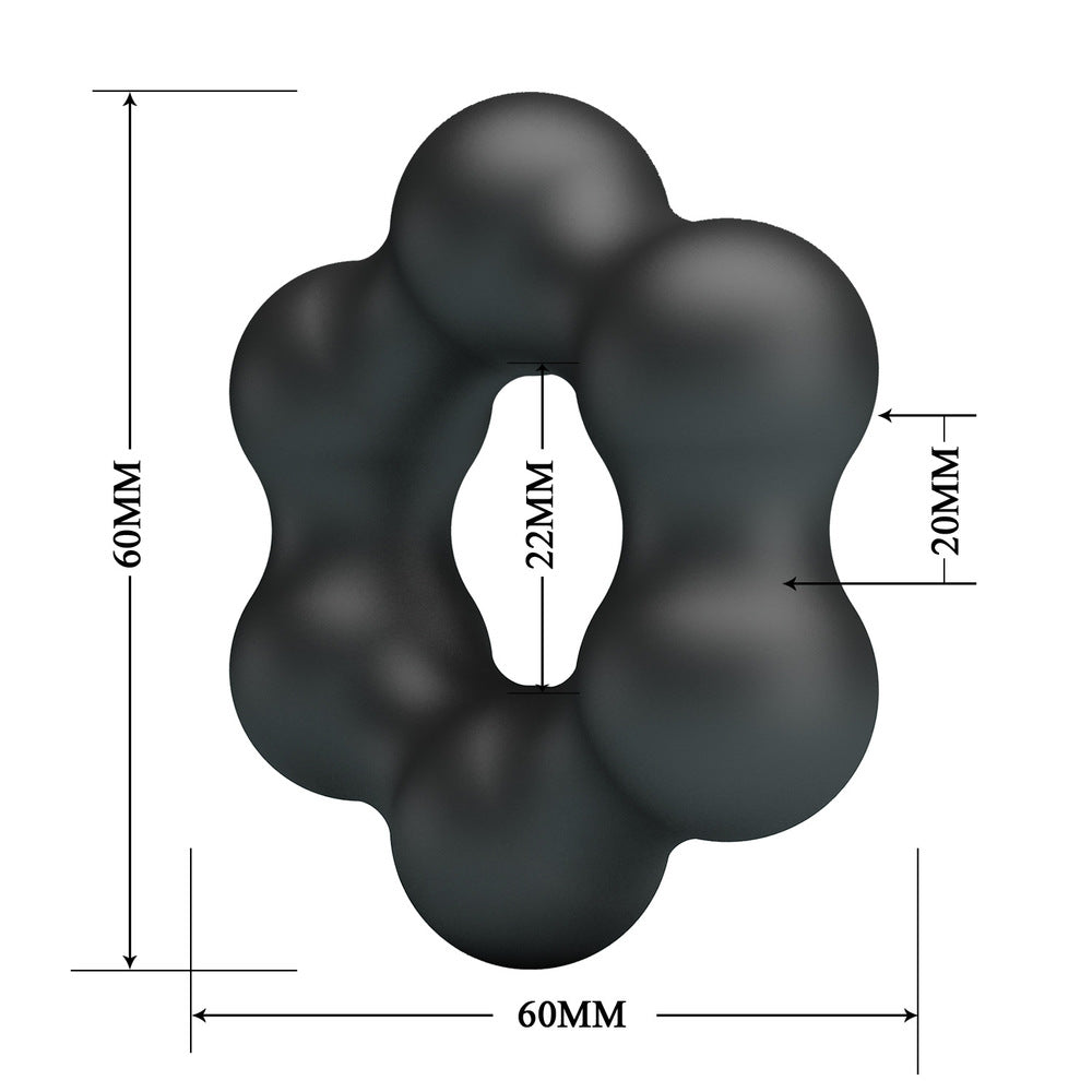 Crazy Bull Balls Silicone Cock Ring