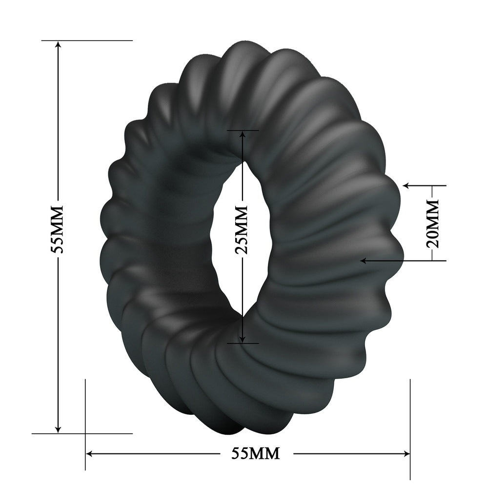 Crazy Bull Ultra-Soft Tread Silicone Cock Ring