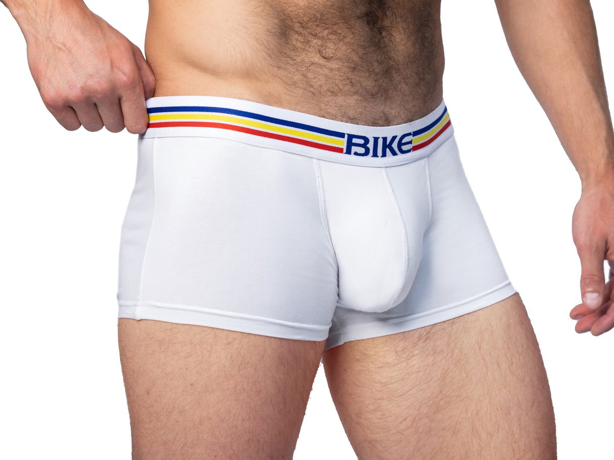 BIKE Stretch Cotton Boxer White