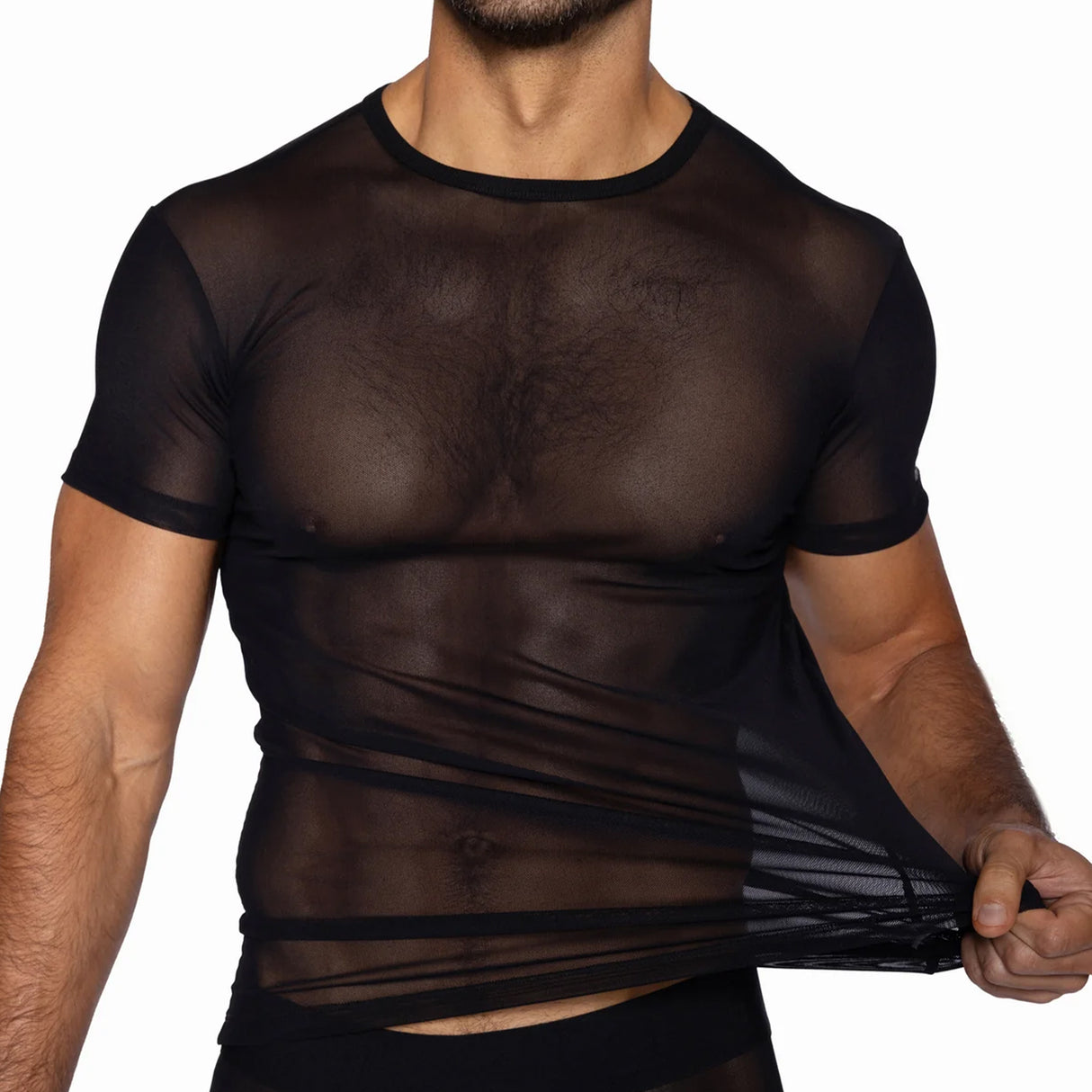 BIKE Mesh T Shirt Black