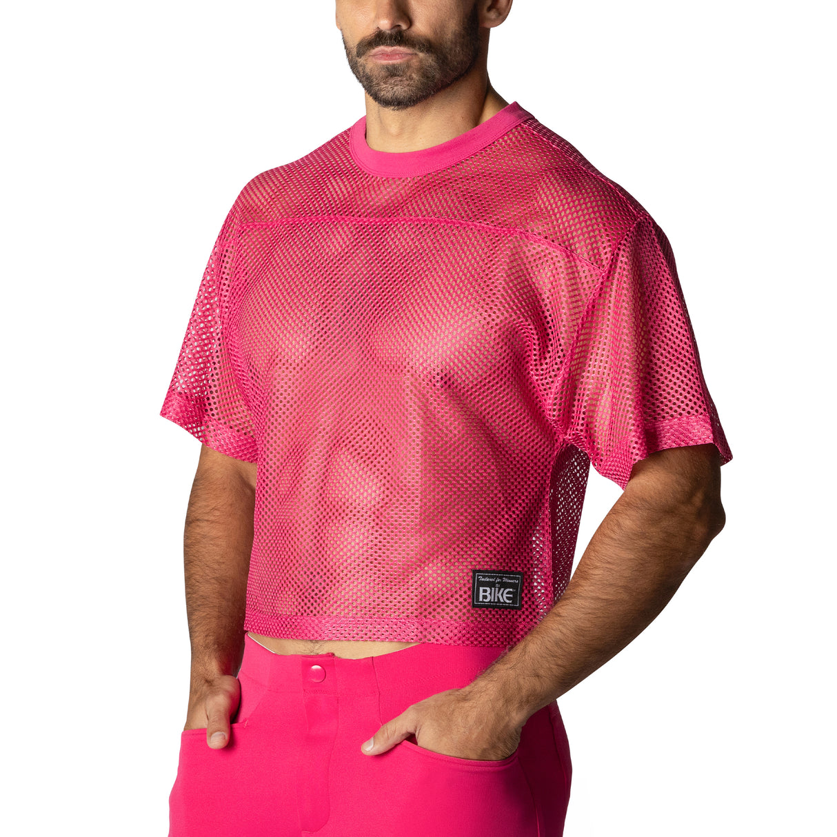 BIKE Short Sleeve Practice Jersey Hot Pink