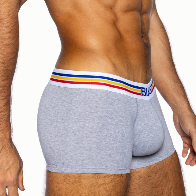 BIKE Stretch Cotton Boxer Grey