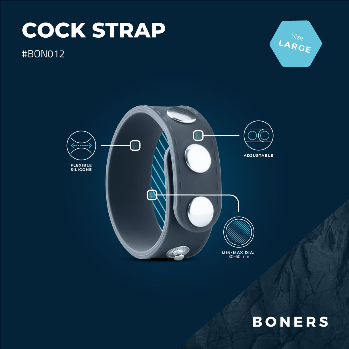 Boners Cock Strap Large