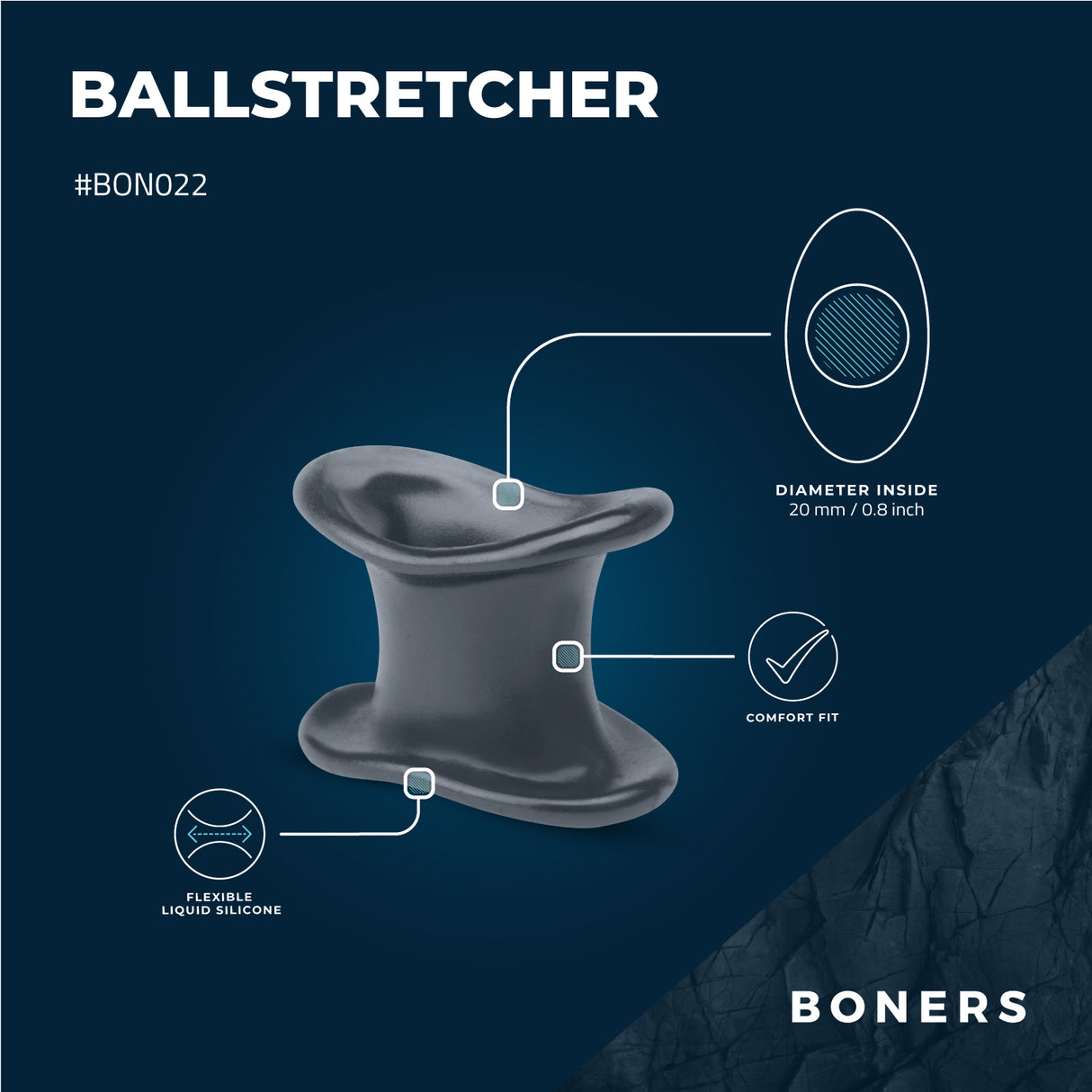 Boners Liquid Silicone Ball Stretcher