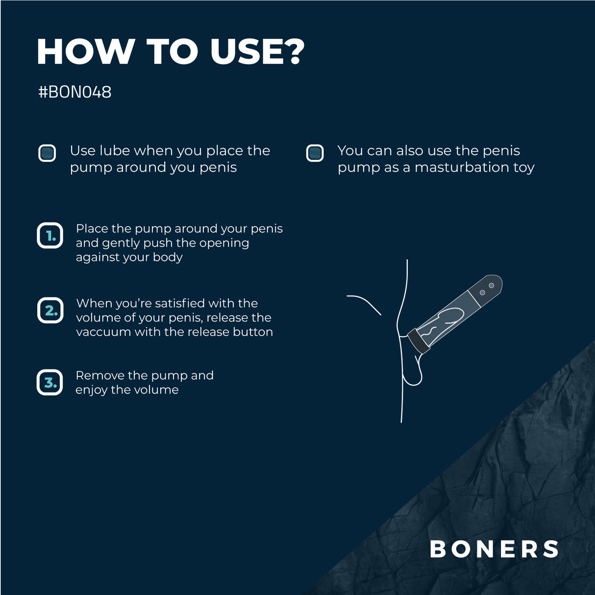 Boners Automatic Penis Pump with Masturbator