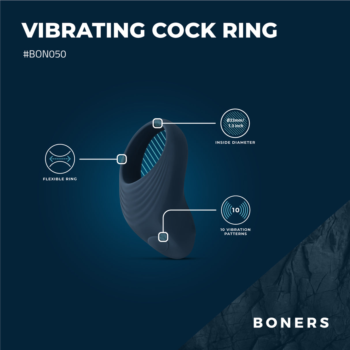 Boners Vibrating Cockring