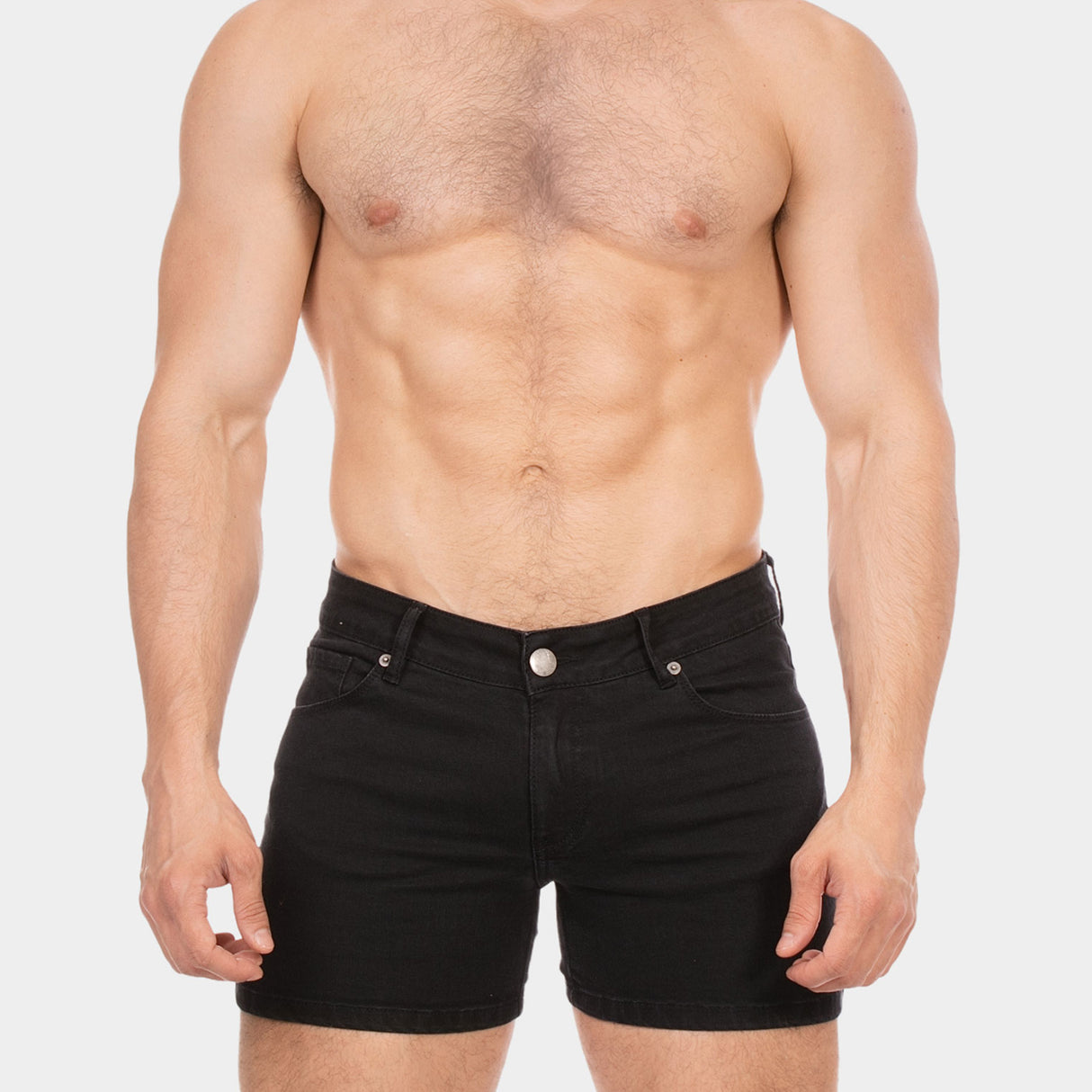 Barcode Berlin 5 Pocket Denim Short Jack Black